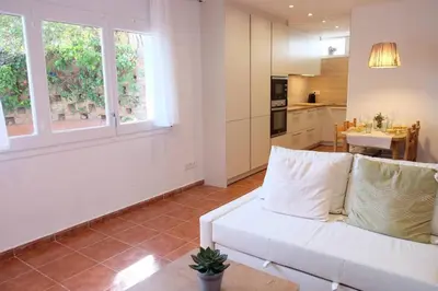 Una cocina o zona de cocina en Apartament 'Es Botànic'