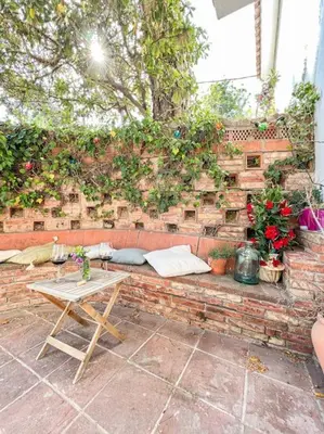 Jardín al aire libre en Apartament 'Es Botànic'