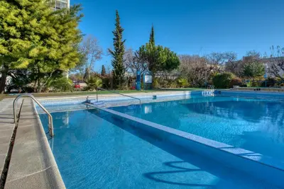 Piscina en o cerca de Derbi Apartament per 5 persones amb piscina comunitària a prop del Port d'Aro i de la platja