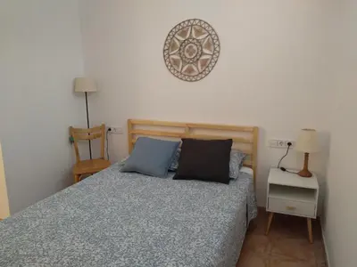 Cama o camas de una habitación en Pis a Sant Feliu de Guíxols