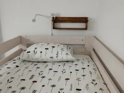 Cama o camas de una habitación en Pis a Sant Feliu de Guíxols