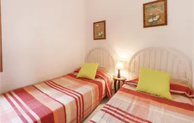 Cama o camas de una habitación en Stunning Home In Calonge With Wifi