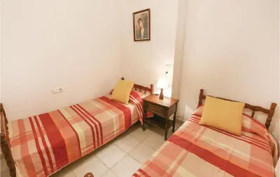 Cama o camas de una habitación en Stunning Home In Calonge With Wifi