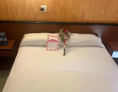 Cama o camas de una habitación en HOTEL CONTINENTAL