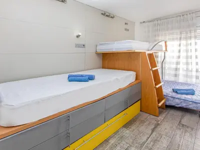 Cama o camas de una habitación en Apartment Miramar by Interhome