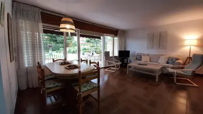 Zona de estar de Apartment I-90 - Calella de Palafrugell
