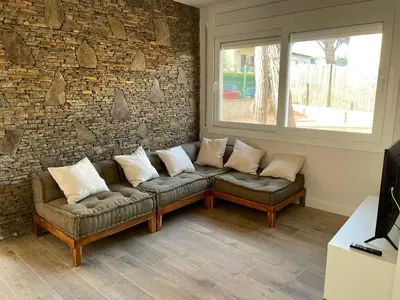 Zona de estar de Costa Brava Villa