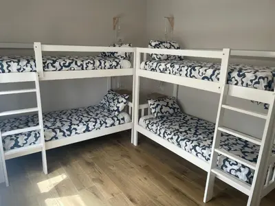 Cama o camas de una habitación en Costa Brava Villa