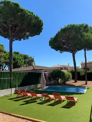 Jardín al aire libre en Costa Brava Villa