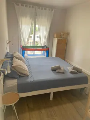 Cama o camas de una habitación en Costa Brava Villa