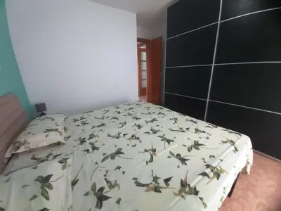 Cama o camas de una habitación en APARTAMENTO A PIE DE LA PLAYA