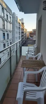 Un balcón o terraza de APARTAMENTO A PIE DE LA PLAYA