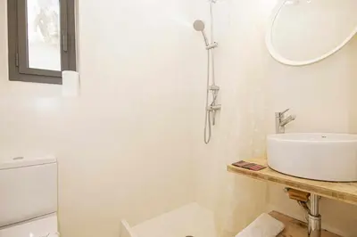 Un baño de Apartamento Tr Auriga en el Barri Vell, Girona