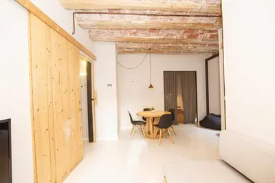 Zona de estar de Apartamento Tr Auriga en el Barri Vell, Girona