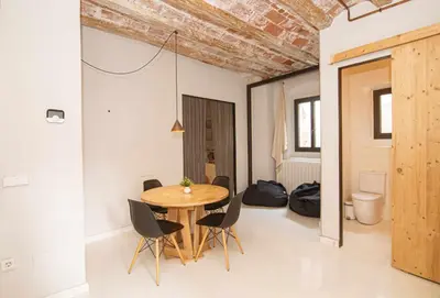 Zona de estar de Apartamento Tr Auriga en el Barri Vell, Girona