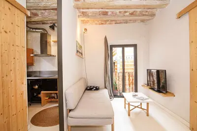 Zona de estar de Apartamento Tr Auriga en el Barri Vell, Girona