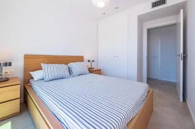 Cama o camas de una habitación en AM-4 LLAFRANC 8 PaX