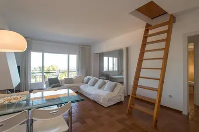 Cama o camas de una habitación en AW-2 CALELLA DE PALAFRUGELL 6Pax