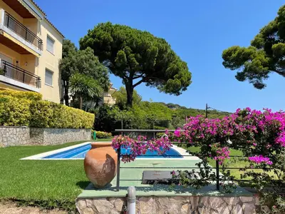 Jardín al aire libre en AW-2 CALELLA DE PALAFRUGELL 6Pax