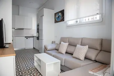 Una cocina o zona de cocina en Hauzify I Apartament Can Missé