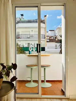 Un balcón o terraza de Encantador apartamento en Tossa de Mar
