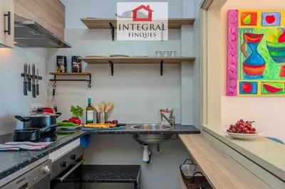 Una cocina o zona de cocina en La Dama del Mar