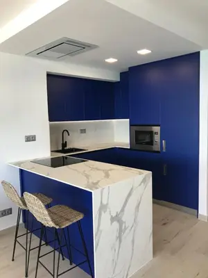 Una cocina o zona de cocina en Panoramic sea view Lloret de Mar