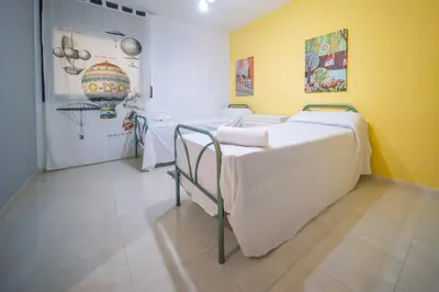 Cama o camas de una habitación en HomeHolidaysRentals Milos - Costa Barcelona
