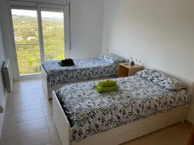 Cama o camas de una habitación en Villa for 2 families