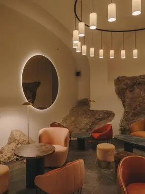 Zona de estar de Hotel Palau Fugit