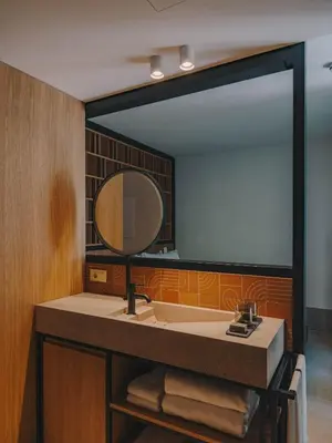 Un baño de Hotel Palau Fugit