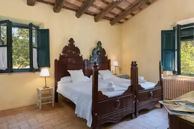 Cama o camas de una habitación en Flateli Mas Llop