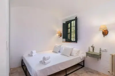 Cama o camas de una habitación en Flateli Mas Llop