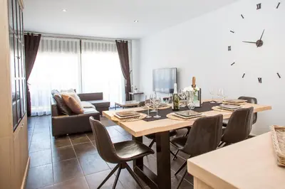 Zona de estar de AL36 - Apartamento de lujo a 100 metros de playa