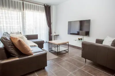 Zona de estar de AL36 - Apartamento de lujo a 100 metros de playa