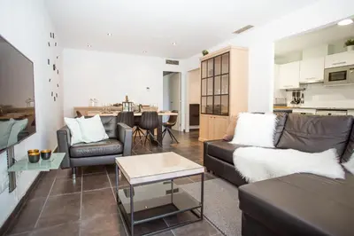 Una cocina o zona de cocina en AL36 - Apartamento de lujo a 100 metros de playa