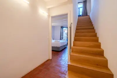 Cama o camas de una habitación en Flateli Santa Clara 22
