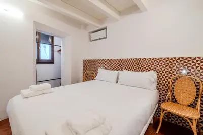 Cama o camas de una habitación en Flateli Santa Clara 22