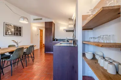 Una cocina o zona de cocina en Flateli Santa Clara 31