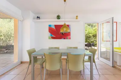 Plano de Luxury Villa in front of the beach POPETA