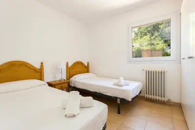Cama o camas de una habitación en Luxury Villa in front of the sea PROA