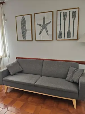Zona de estar de Apartament familiar tranquil a Platja d'Aro