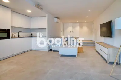 Una cocina o zona de cocina en Margaritas II Apartament renovat per 4 persones amb totes les comoditats