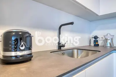 Una cocina o zona de cocina en Margaritas II Apartament renovat per 4 persones amb totes les comoditats
