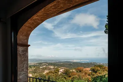 Paisaje cerca de esta villa
