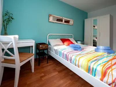 Cama o camas de una habitación en Apartment Ancora by Interhome