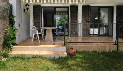 Jardín al aire libre en Fantástico apartamento