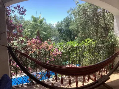 Un balcón o terraza de Sunny Costa Brava Getaway with Big Private Terrace