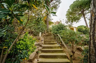 Jardín al aire libre en Villa in Tossa de Mar (Santa María de Llorell)
