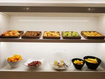 Comida en o cerca de este hotel